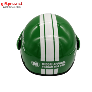 Nón Bảo Hiểm In Logo MIDORI