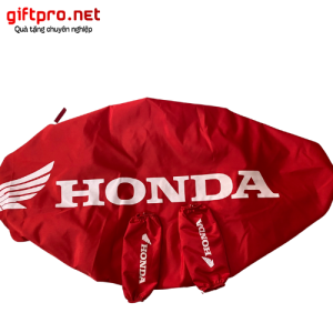 Bao trùm yên xe máy và tay cầm in logo HONDA