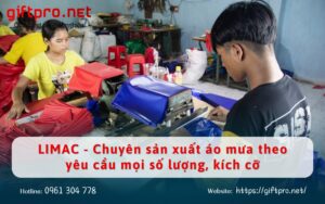 LIMAC - Chuyên sản xuất áo mưa theo yêu cầu mọi số lượng, kích cỡ
