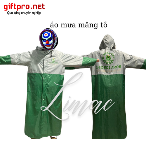 Áo mưa măng tô dáng dài L1