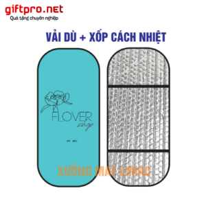 Bạt che yên xe máy in logo Flover shop