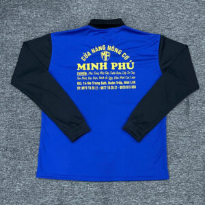 Ao thun tay dai xanh bich phoi den Minh Phu 1
