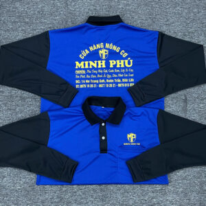 Ao thun tay dai xanh bich phoi den Minh Phu 3