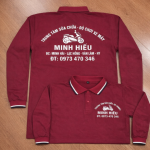 ÁO THUN TAY DÀI IN LOGO CHO CÔNG TY & GARAGE SỬA XE 4 aothuntaydailimac0304 30